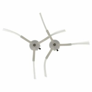 2x Escovas Laterais compatíveis com Proscenic M8 Pro Robô Aspirador - 3 braços, branco