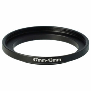 Adaptador de Rosca Step-Up vhbw de 37 mm para 43 mm para Objetivas de Câmara