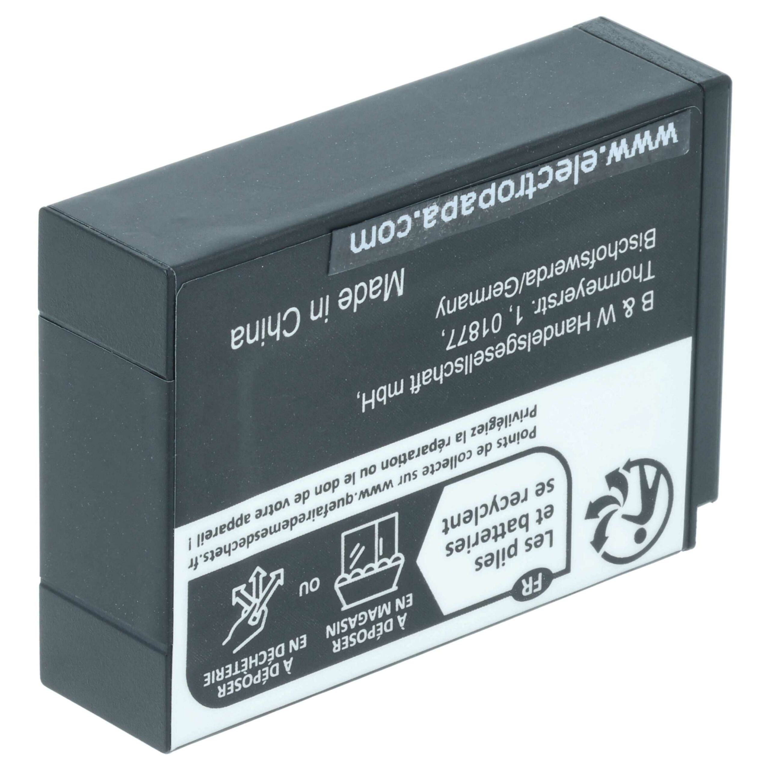 Bateria vhbw para XiaoYi Yi M1 (900mAh, 8.8V, Li-Ion) - Image 2