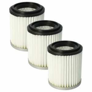 3x Filtro HEPA vhbw para Aspirador de Cinzas Grafner 20l A15743, 20 L