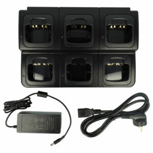 Carregador com Adaptador de Corrente vhbw para Walkie Talkie Motorola ATS2500, 8.4V, 0.6A