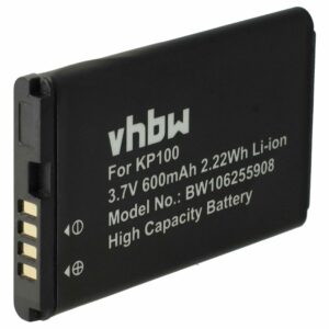 Bateria vhbw para telemóvel LG (600 mAh, 3.7 V, Li-Ion)