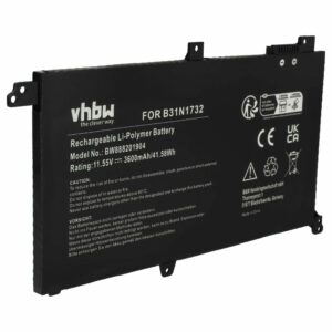Bateria para Portátil vhbw p/ Asus VivoBook S14 / K430 / X430 3600 mAh 11.55 V