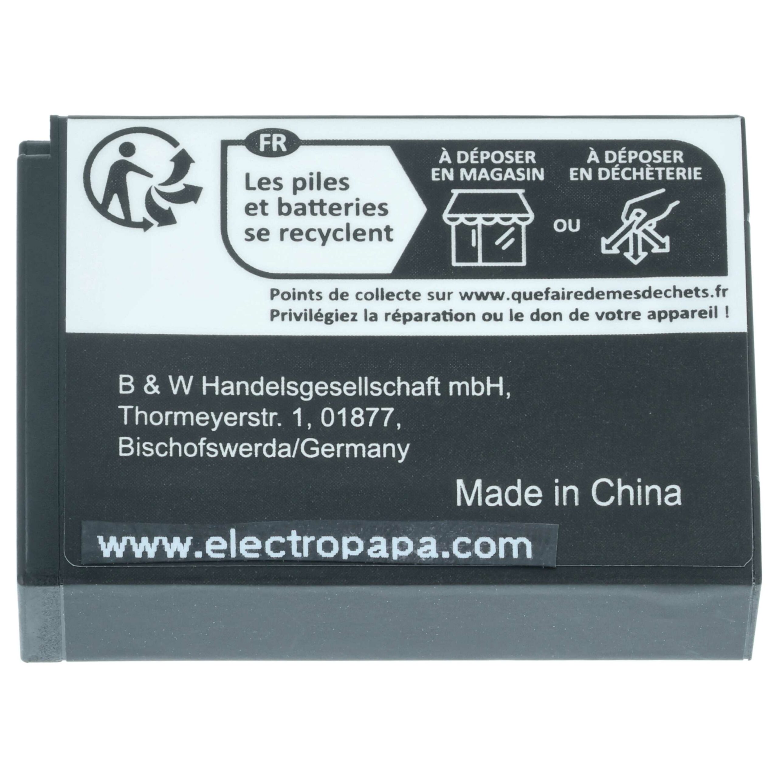 Bateria vhbw para XiaoYi Yi M1 (900mAh, 8.8V, Li-Ion) - Image 4