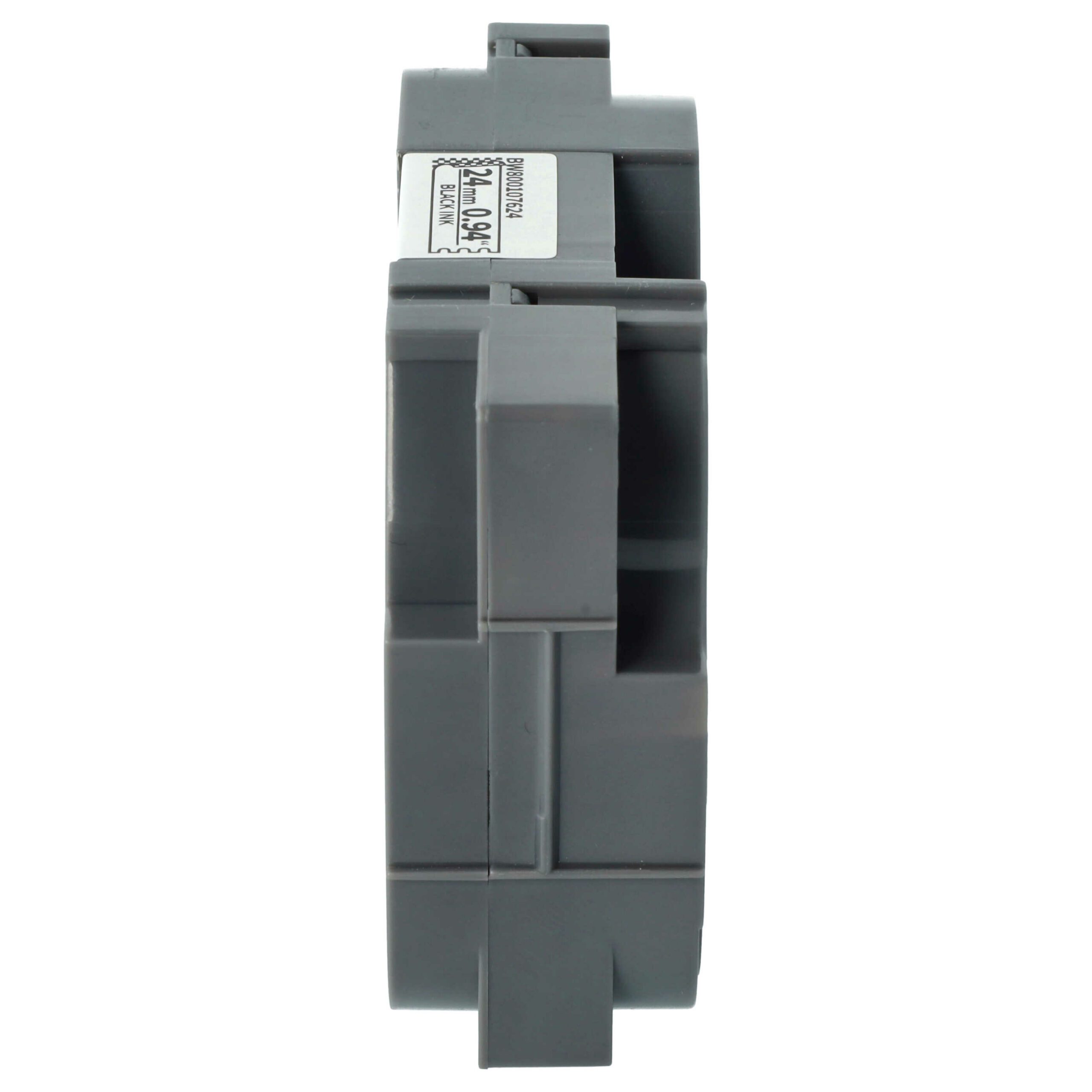 Fita de Etiquetas vhbw substitui Brother TZE-SE5, TZ-SE5 - 24 mm Preto sobre Branco - Image 3