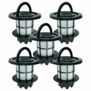 Conjunto de 5 Filtros vhbw para Aspirador Bosch BGS5