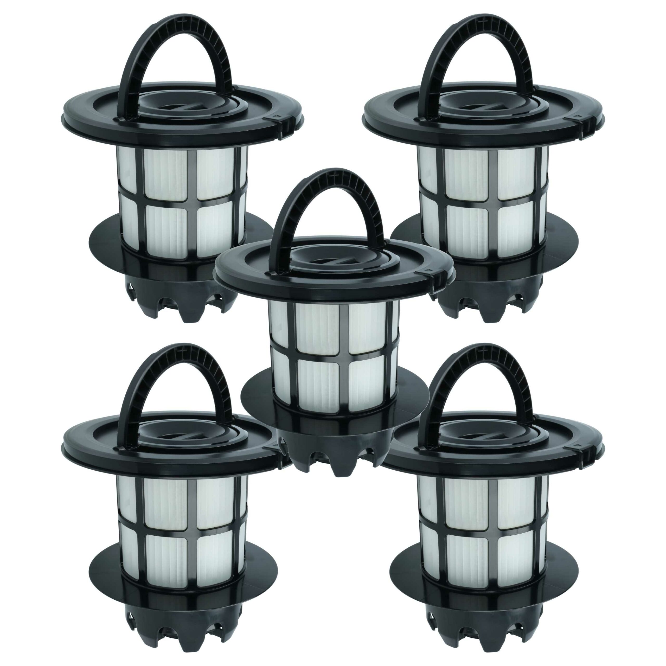 Conjunto de 5 Filtros vhbw para Aspirador Bosch BGS5