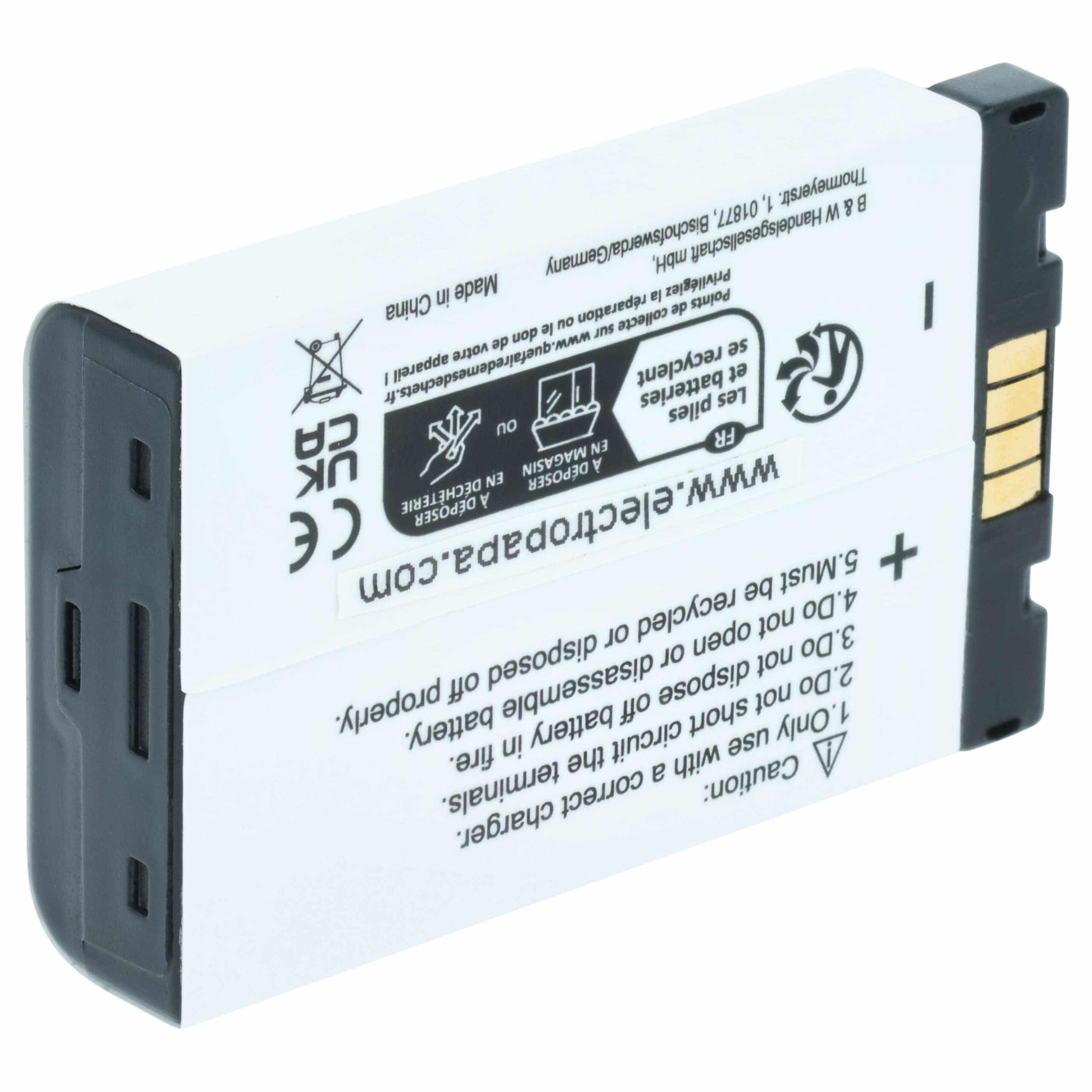 Bateria vhbw para rádio Motorola NNTN6922A, NNTN4655, SNN5705C - 1700 mAh 3.7 V Li-Ion - Image 2