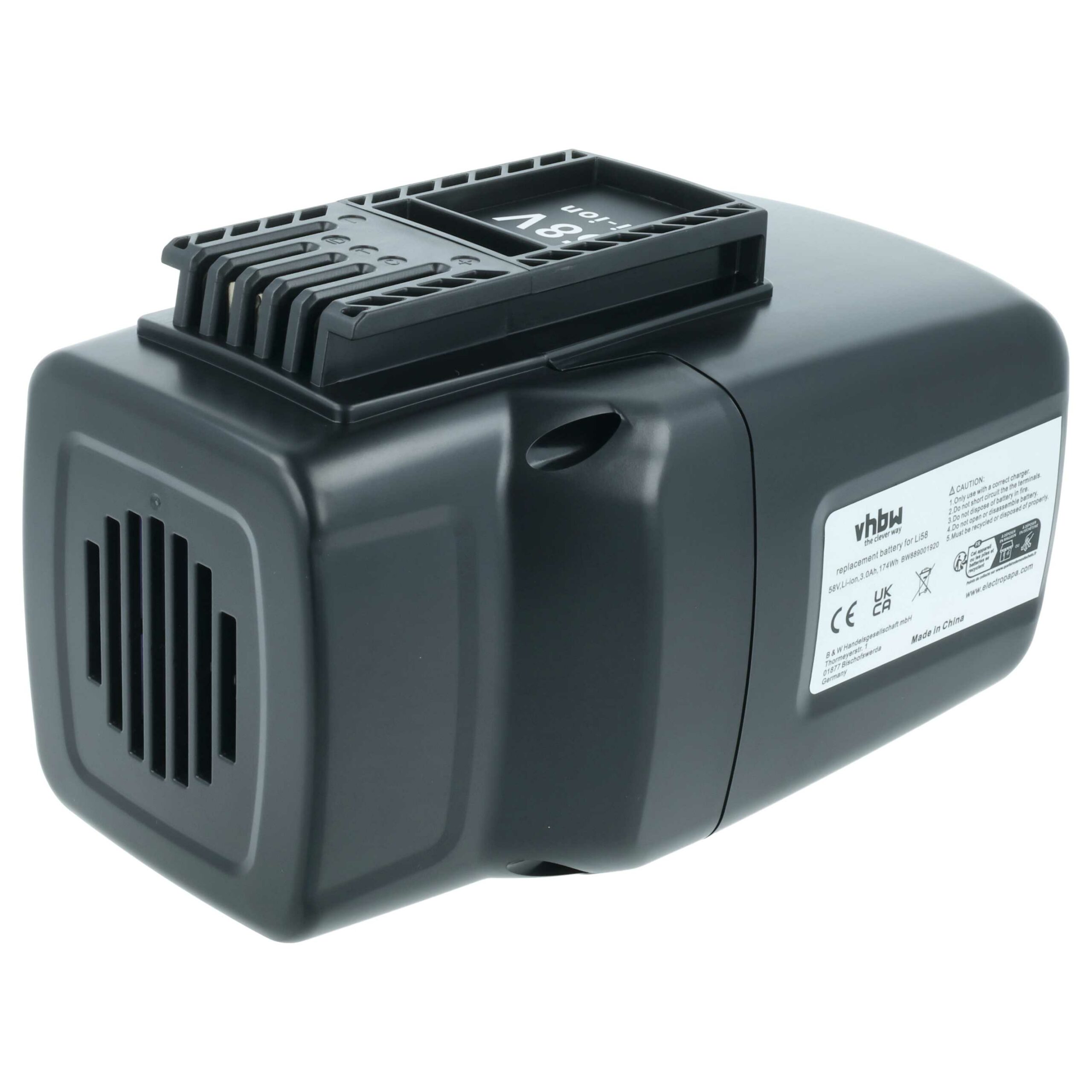 Bateria vhbw para McCulloch 59-09.238.03 3000 mAh 58 V Li-Ion - Image 2