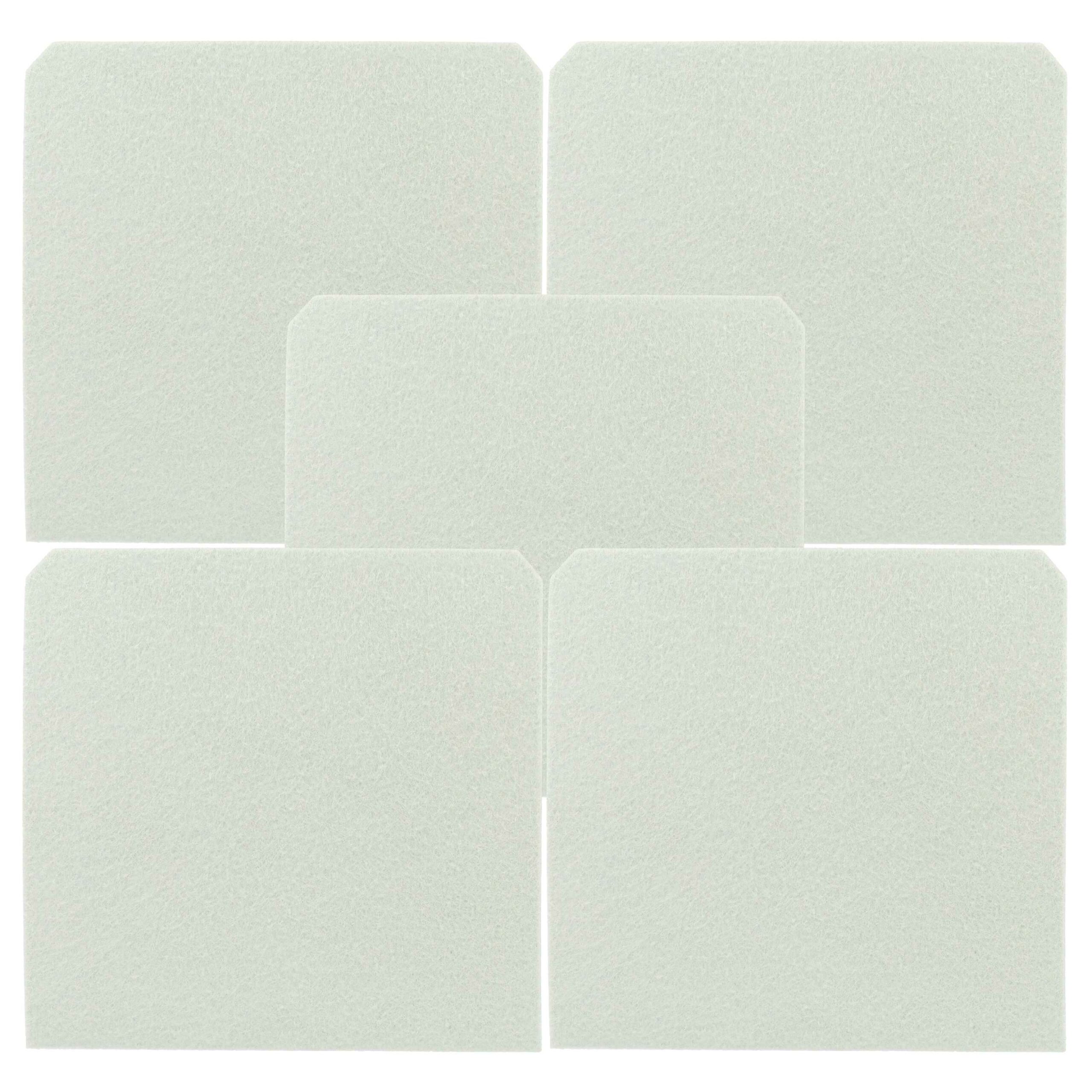 5x Filtro do motor vhbw para aspirador Philips - 11 x 11.3 cm