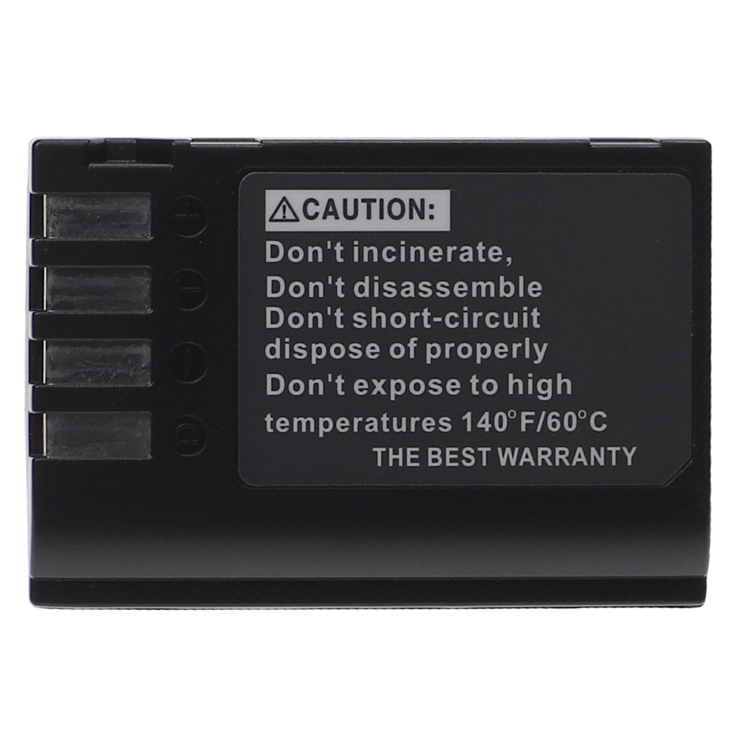 3x Bateria EXTENSILO para Panasonic DMW-BLK22, DC-G9, DC-GH5 - 2250mAh, 7.2V