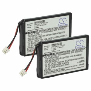2x Bateria vhbw para telefone fixo T-Com Sagem Telstra 700 mAh 3.7 V Li-Ion