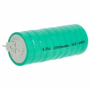 Bateria de Botão vhbw V250H - 250 mAh, 12 V, NiMH