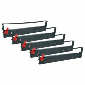 5x Fita de Tinta para Tally Genicom T2045, T2055, T2265 - Preto