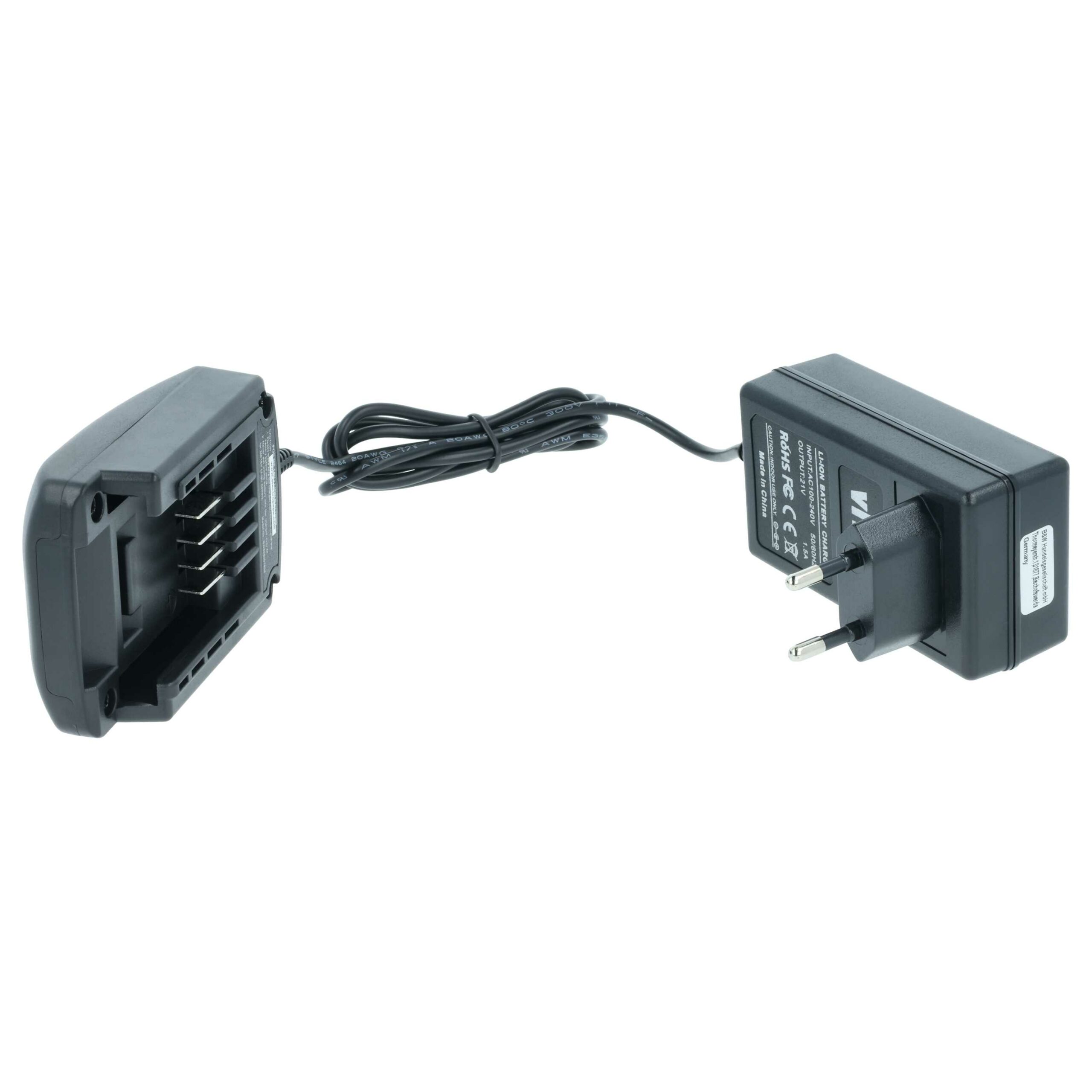 Carregador vhbw para baterias de ferramentas Worx WA3880, WA3765, WA3869, WA3760 - Li-Ião, 1.5A - Image 2