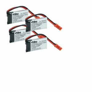 Baterias vhbw para Carrinho / Drone Carrera (4x, 650 mAh, 3.7 V, Li-polímero)