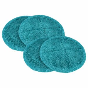 4x Esfregona Mop vhbw para Clean Maxx 08934 - Poliéster / Poliamida, Turquesa