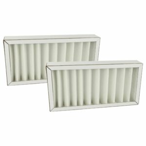 2x Filtro de Ar vhbw para Pluggit Vent - Classe G4, Branco