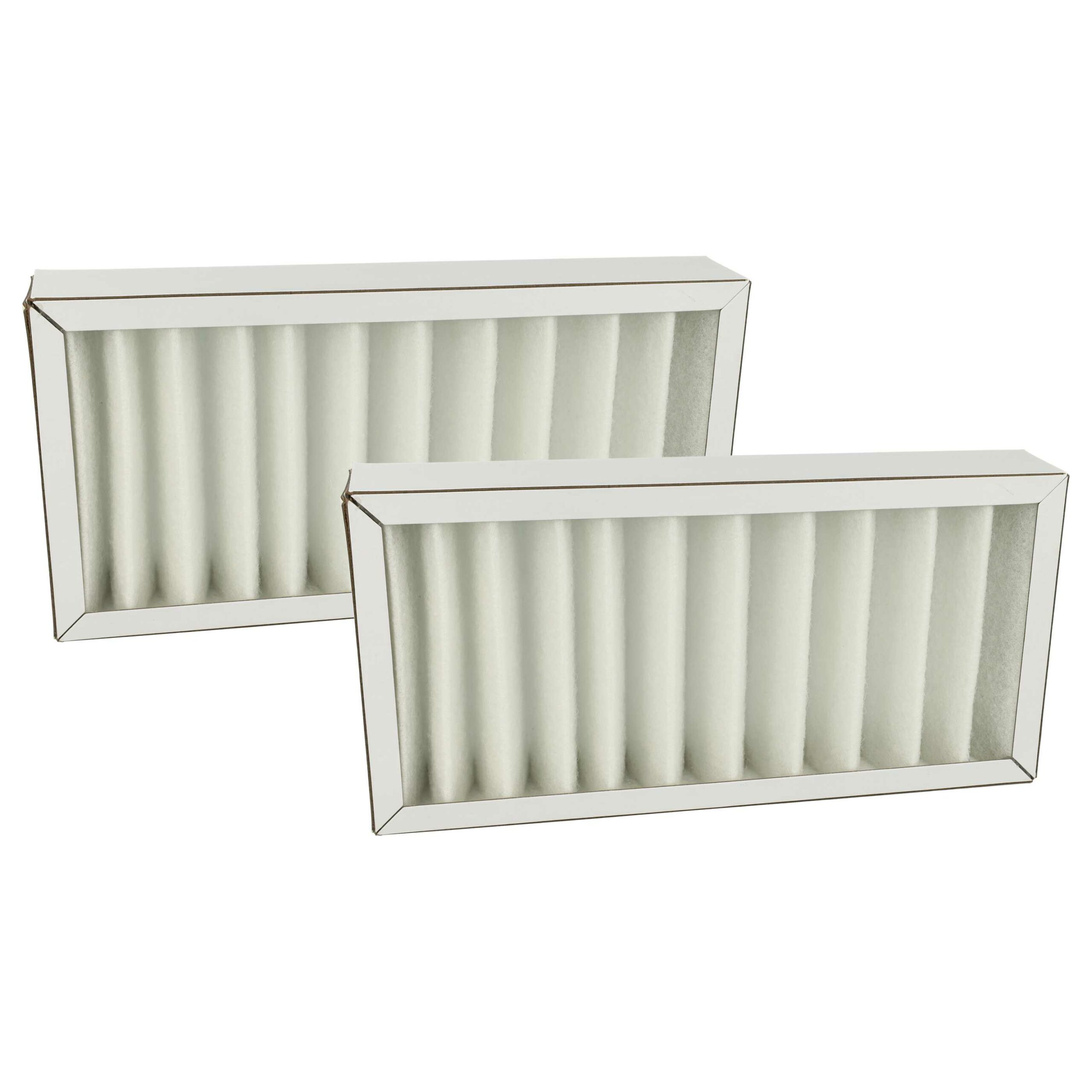 2x Filtro de Ar vhbw para Pluggit Vent - Classe G4, Branco