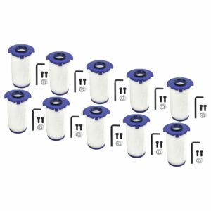 10x Filtro HEPA de Substituição vhbw para Secador de Mãos Dyson 9kJ, HU03 - H13