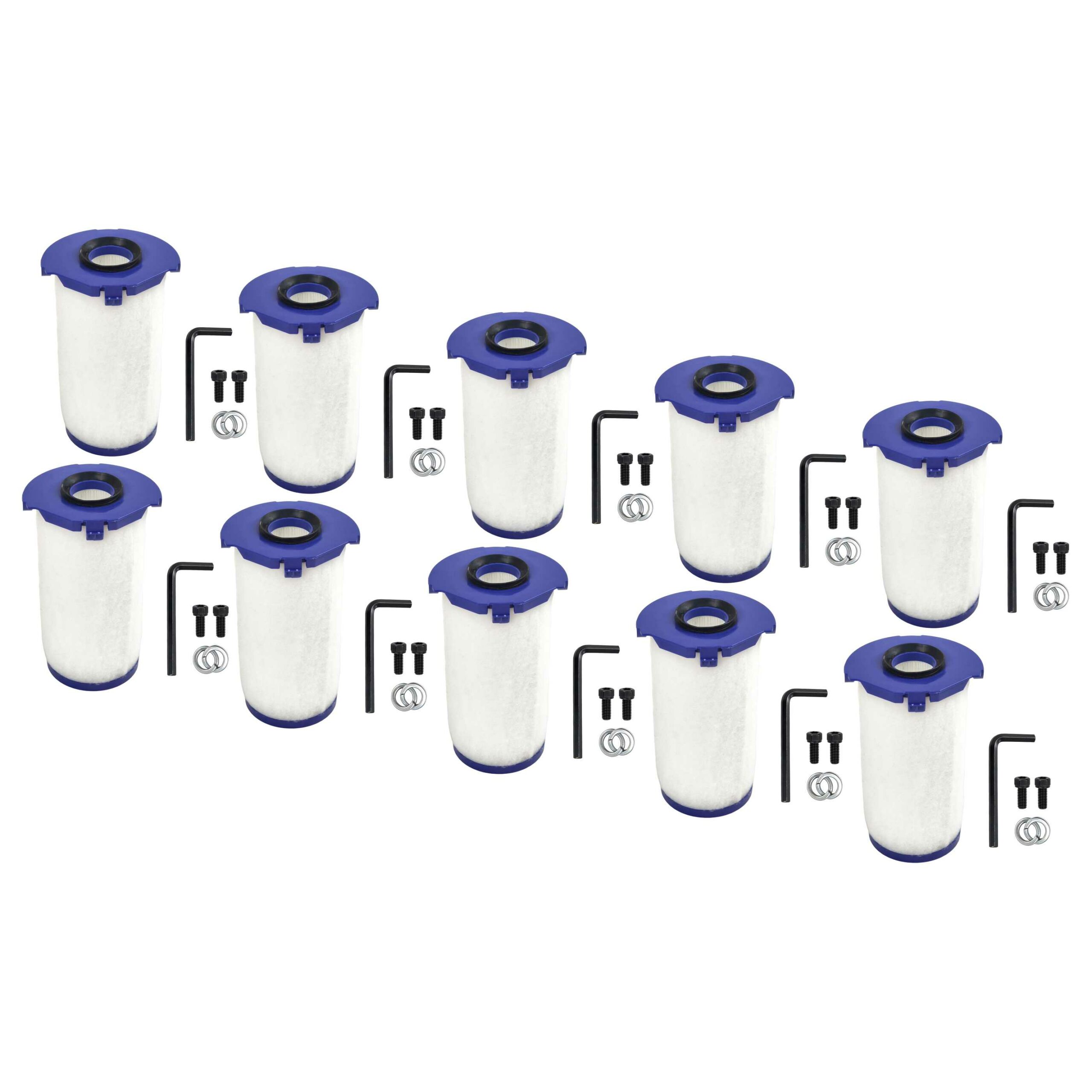 10x Filtro HEPA de Substituição vhbw para Secador de Mãos Dyson 9kJ, HU03 - H13