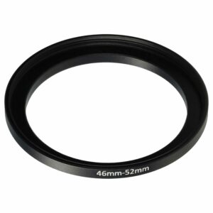 Adaptador Step-Up vhbw de 46 mm para 52 mm para Lentes de Câmara e Filtros