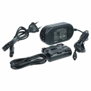 Carregador de Corrente vhbw com Acoplador CC para Canon EOS 5D, 20D, 300D - 8.1V 2.0A