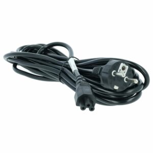 Cabo de Alimentação Euro Plug C5 para Robô Aspirador vhbw - 5 m