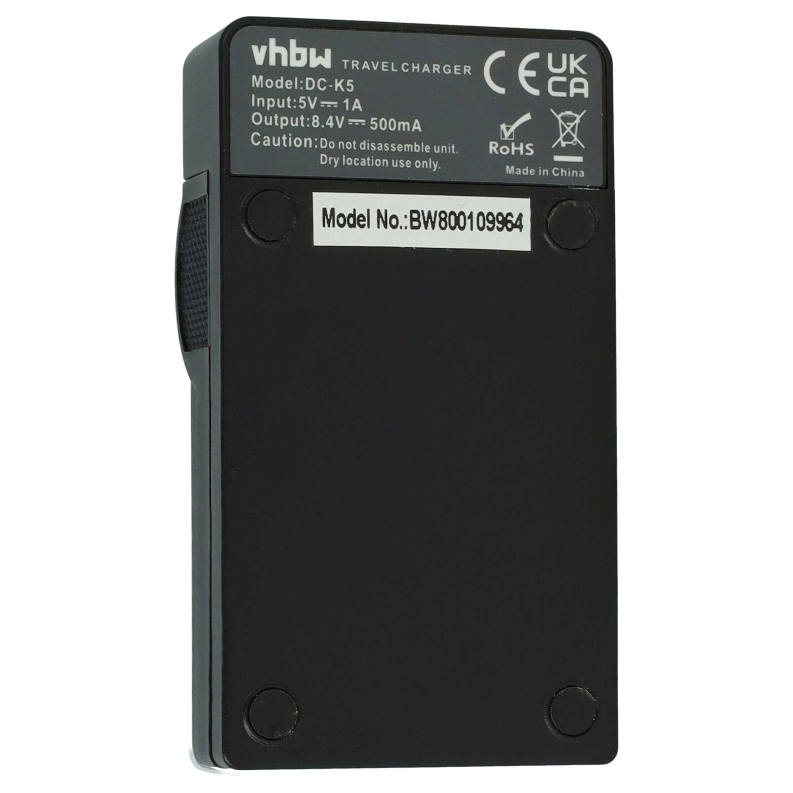 Carregador de Bateria USB-C vhbw com Cabo para Olympus Pen Digital Camera 0.5A - Image 4