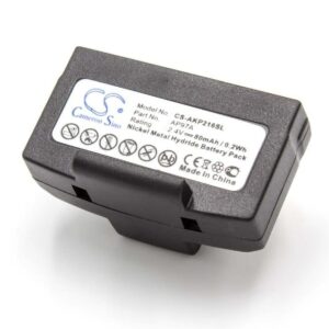 Bateria para Auscultadores Sem Fios vhbw substitui AKG AP97, AP11A, 80 mAh 2.4 V NiMH