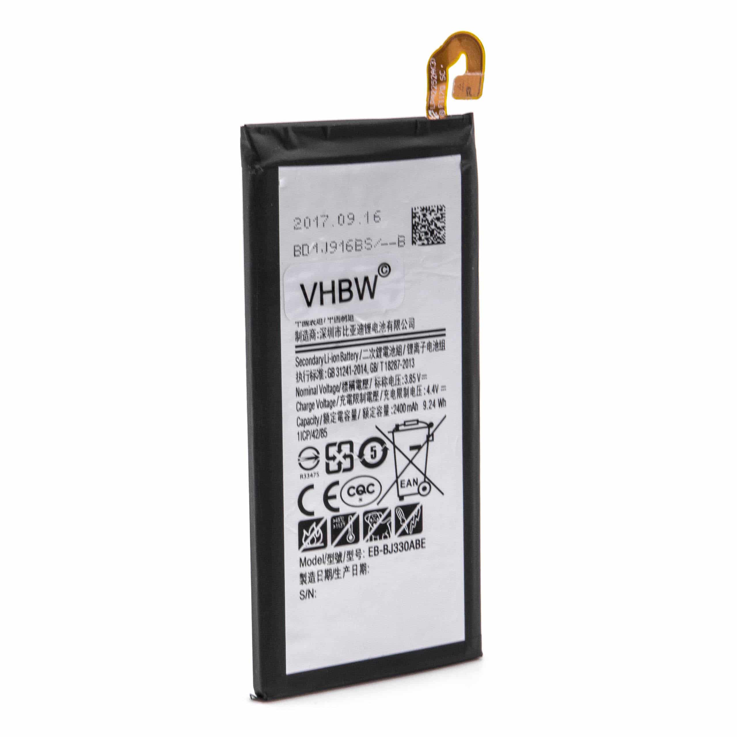 Bateria de Telemóvel vhbw para Samsung EB-BJ330ABE - 2400 mAh 3.85 V Li-polímero