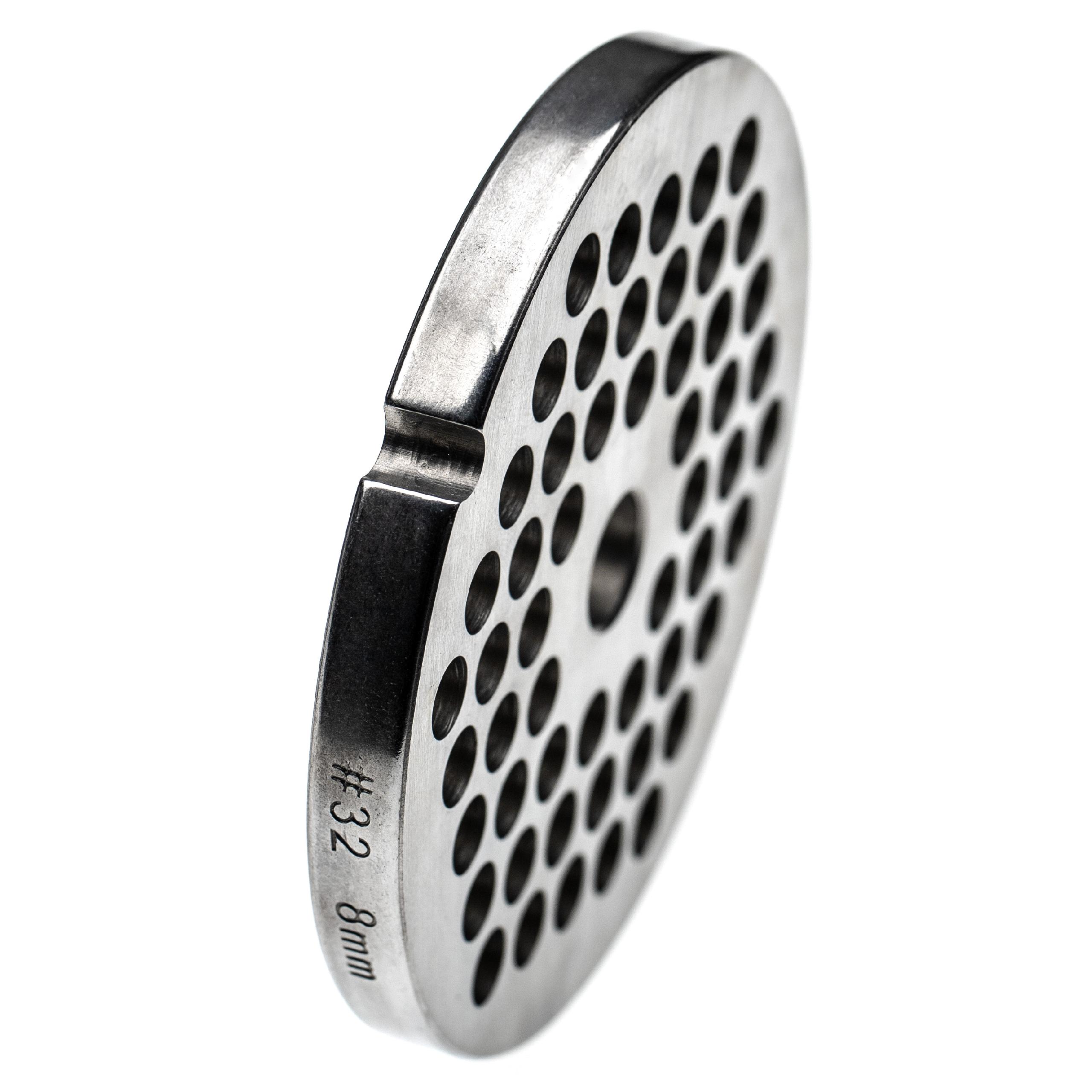 Disco para Picadora de Carne Tamanho 32 para Caso e Outros - Furo 8 mm, Aço Inoxidável - Image 3