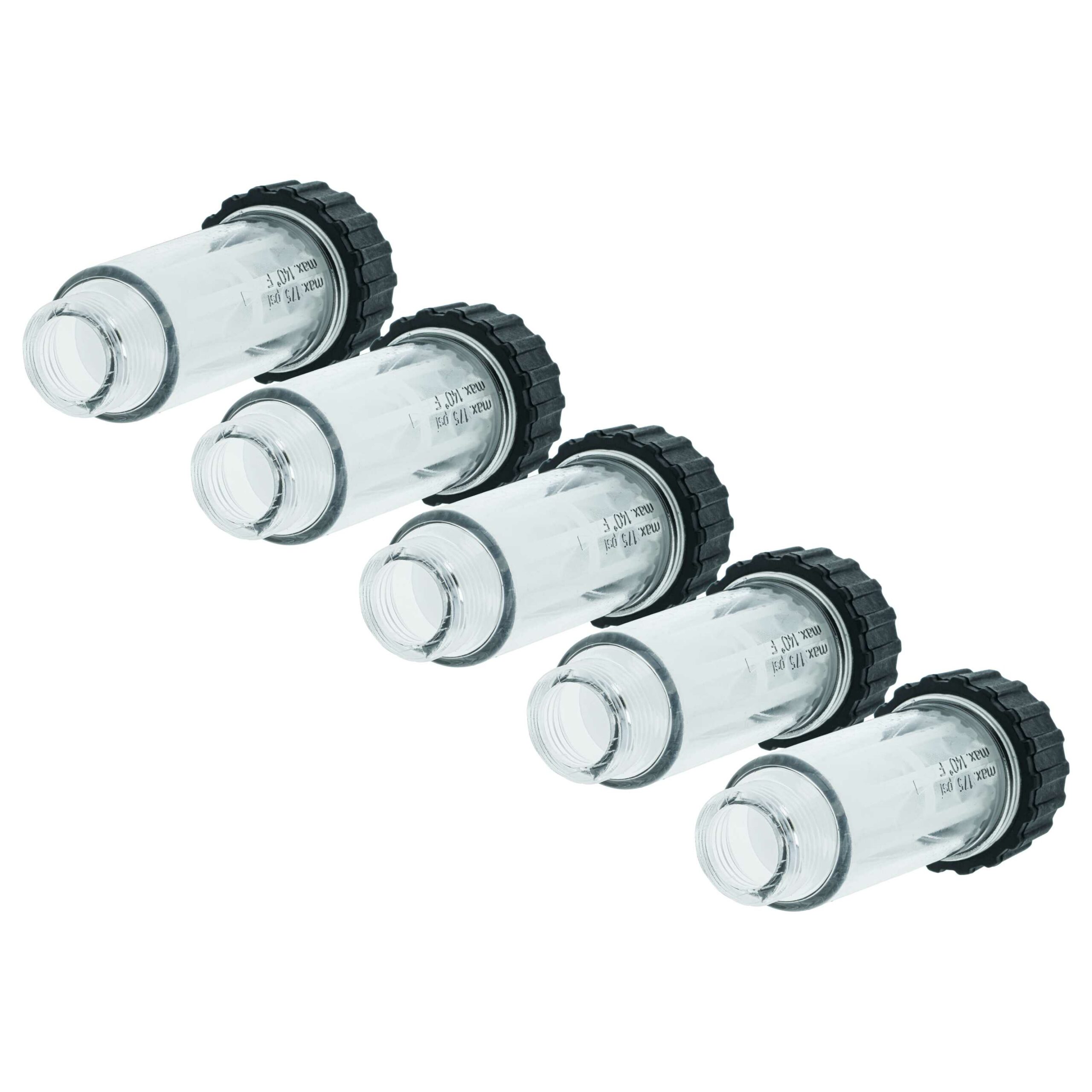 5x Filtro de Água Antisuidade vhbw com Caixa para Máquina de Lavar de Alta Pressão Kärcher K2, K3, K4, K5, K6, K7