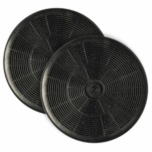 2x Filtro de carvão ativado vhbw para exaustor Gorenje AH031, 163644 - 23 cm