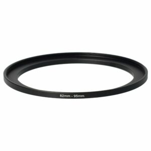 Anel Adaptador Step-Up vhbw de 82 mm para 95 mm para Objetivas de Câmara