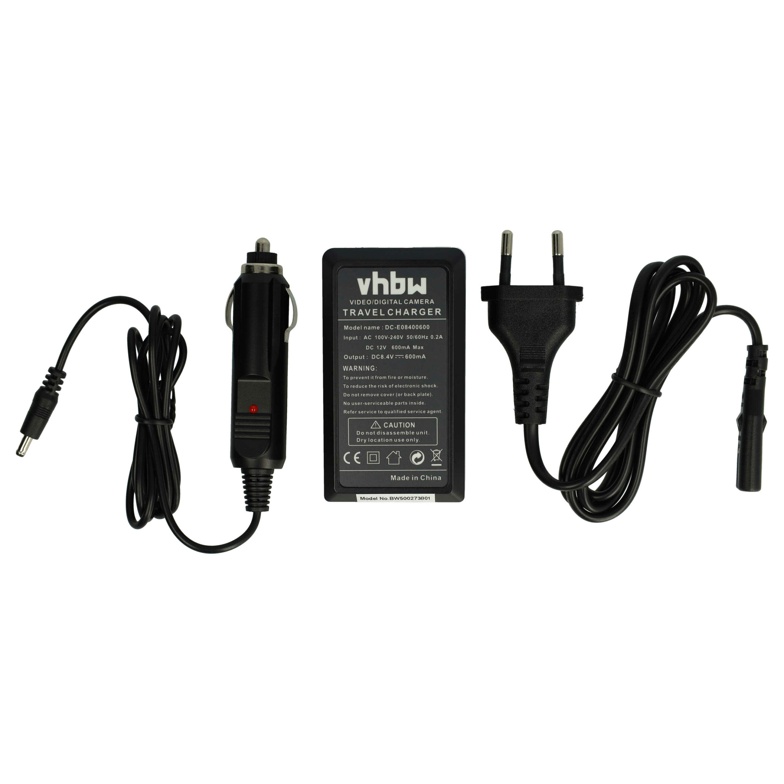 Carregador de Bateria vhbw para Leica e Panasonic Lumix (0.6 A, 8.4 V) - Image 2