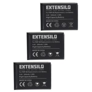 3x Bateria Extensilo para Aiptek NP170, CB-170, 1600mAh, 3.6V, Li-Ion