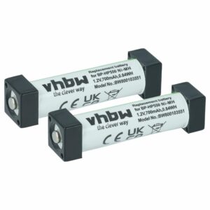 Bateria vhbw para Auscultadores sem fios Sony MDR-IF140, MDR-RF800R 700 mAh 1.2 V NiMH (2x)
