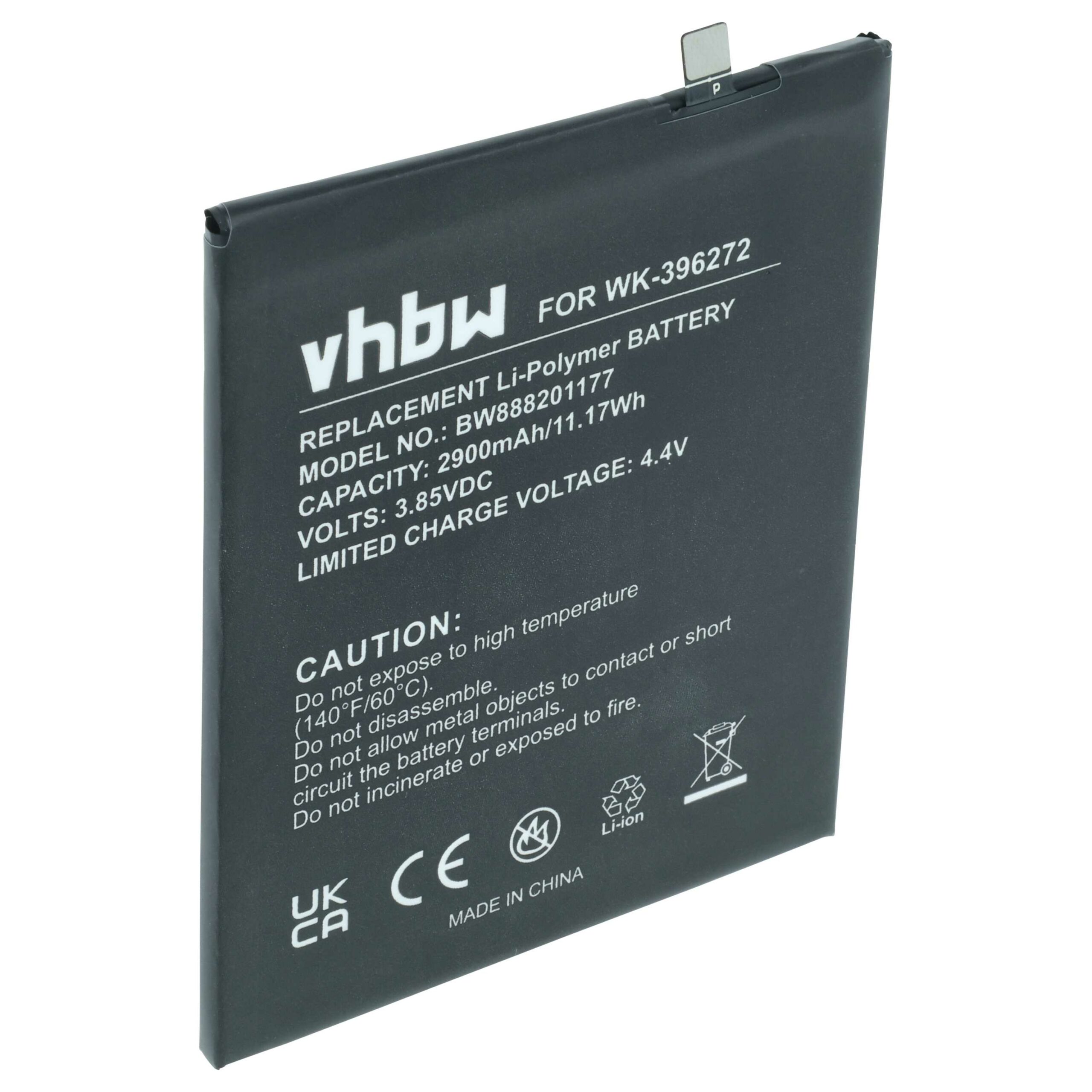 Bateria vhbw para Telemóvel Wiko / BQ 2900 mAh 3.85 V Li-polymer - Image 2