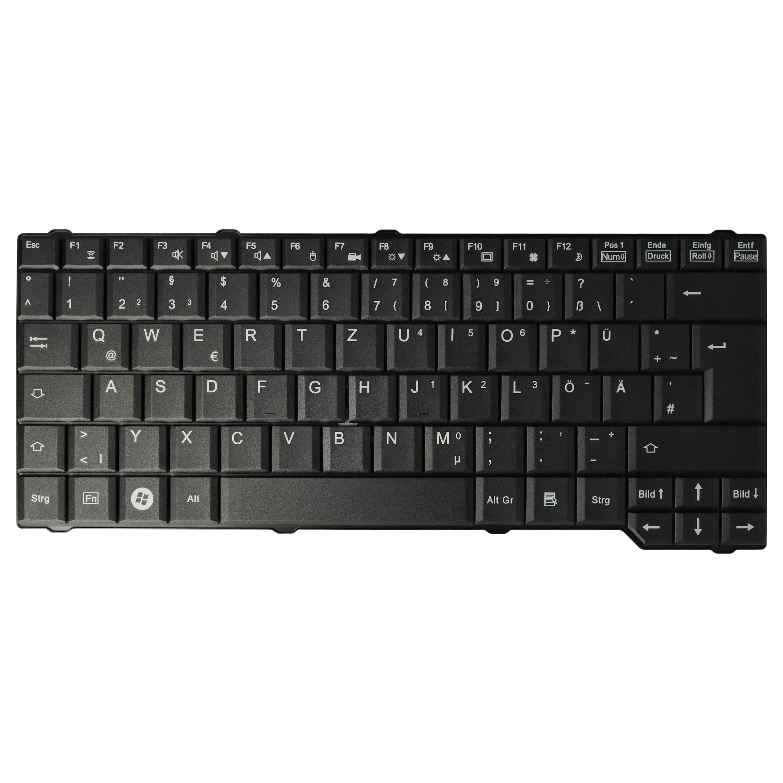 Teclado QWERTZ para Portátil Fujitsu-Siemens Amilo / Esprimo - vhbw - Image 3
