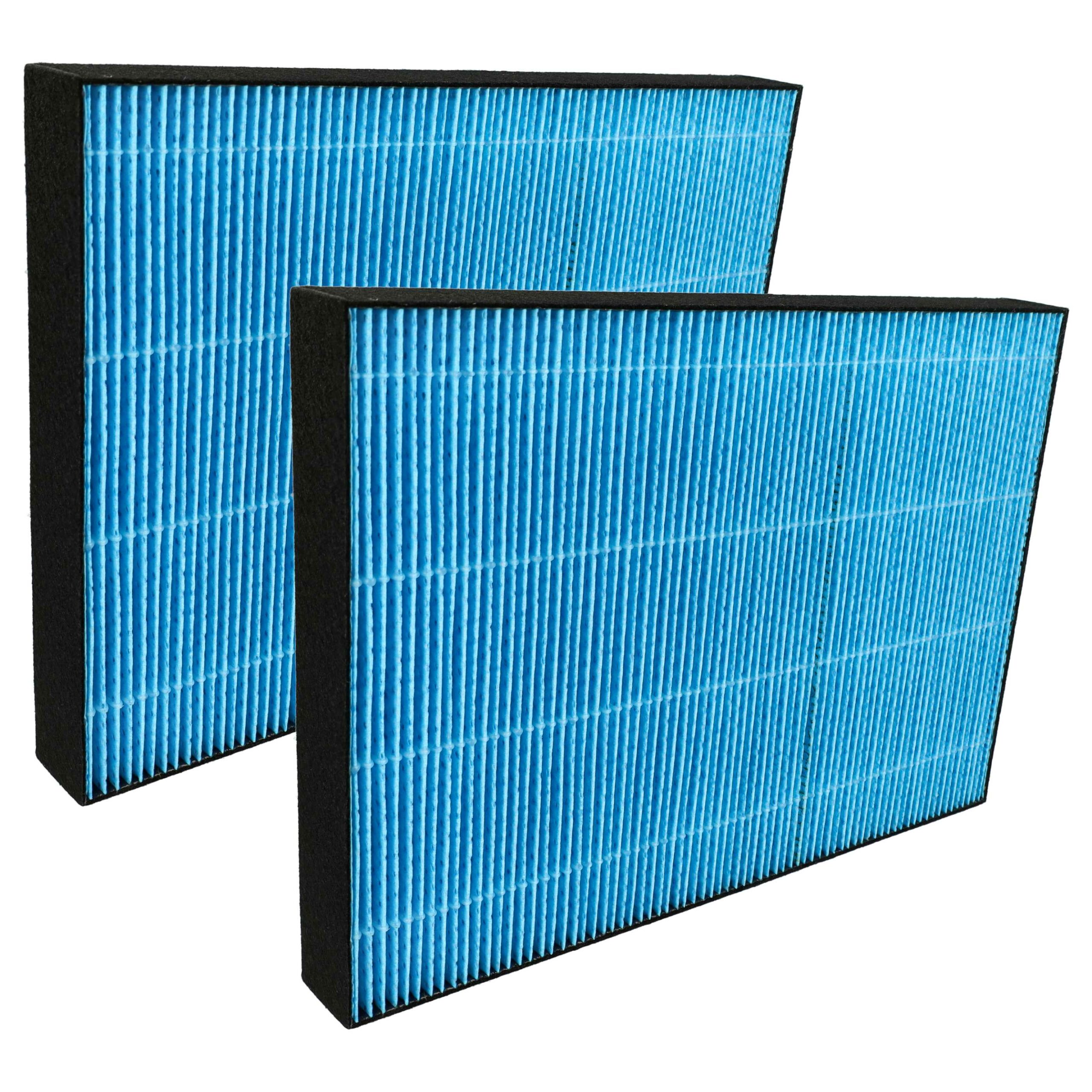 2x Filtro vhbw HEPA + Carvão Ativado para Purificador de Ar Ideal 8736002