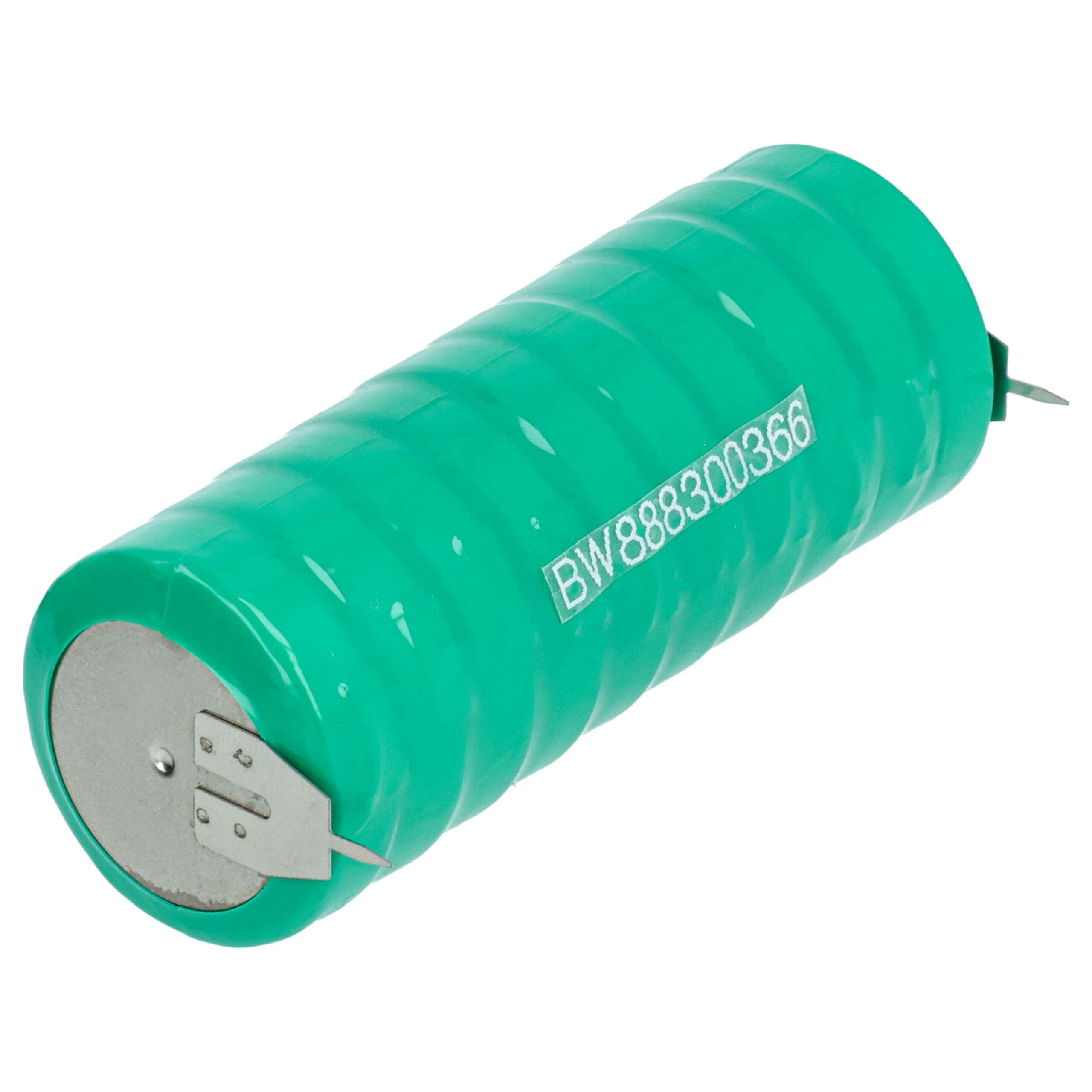 Bateria de Botão vhbw V250H - 250 mAh, 12 V, NiMH - Image 2