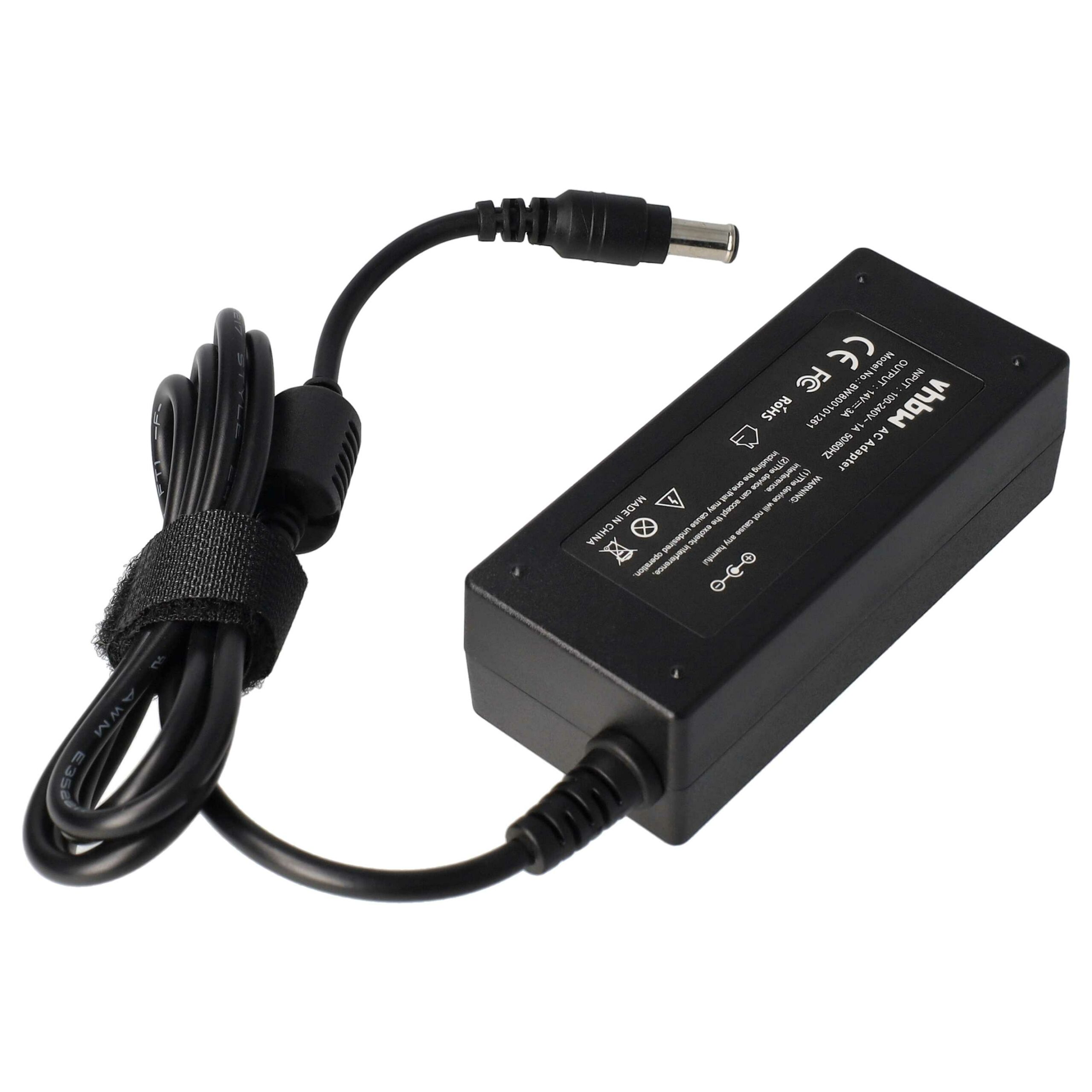 Carregador / Transformador vhbw para Portátil Samsung AD-3014, 14030GPCN, A3014VE — 42 W, 200 cm - Image 4