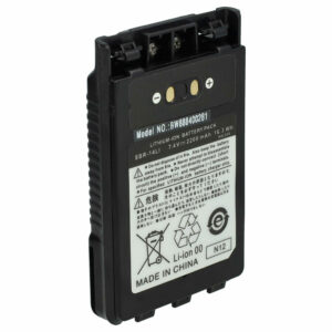 Bateria vhbw para Rádio Yaesu SBR-14, SBR-14Li - 2200 mAh 7.4 V Li-Ion + Mola de cinto
