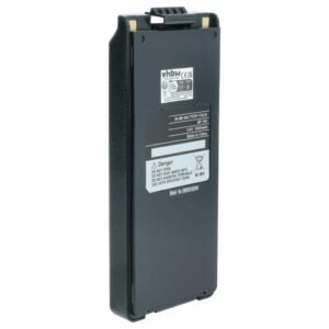 Bateria vhbw para Rádio Icom BP-195, BP-196 - 1650 mAh 9.6 V NiMH com mola de cinto
