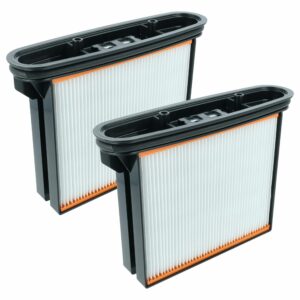 2x Filtros vhbw para Aspirador Bosch GAS 25, GAS 50 e BTI NTS 20 - Classe F8