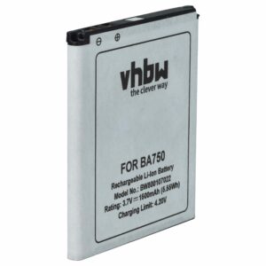 Bateria vhbw para Telemóvel compatível com Sony-Ericsson BA750, 1500 mAh, 3.7 V
