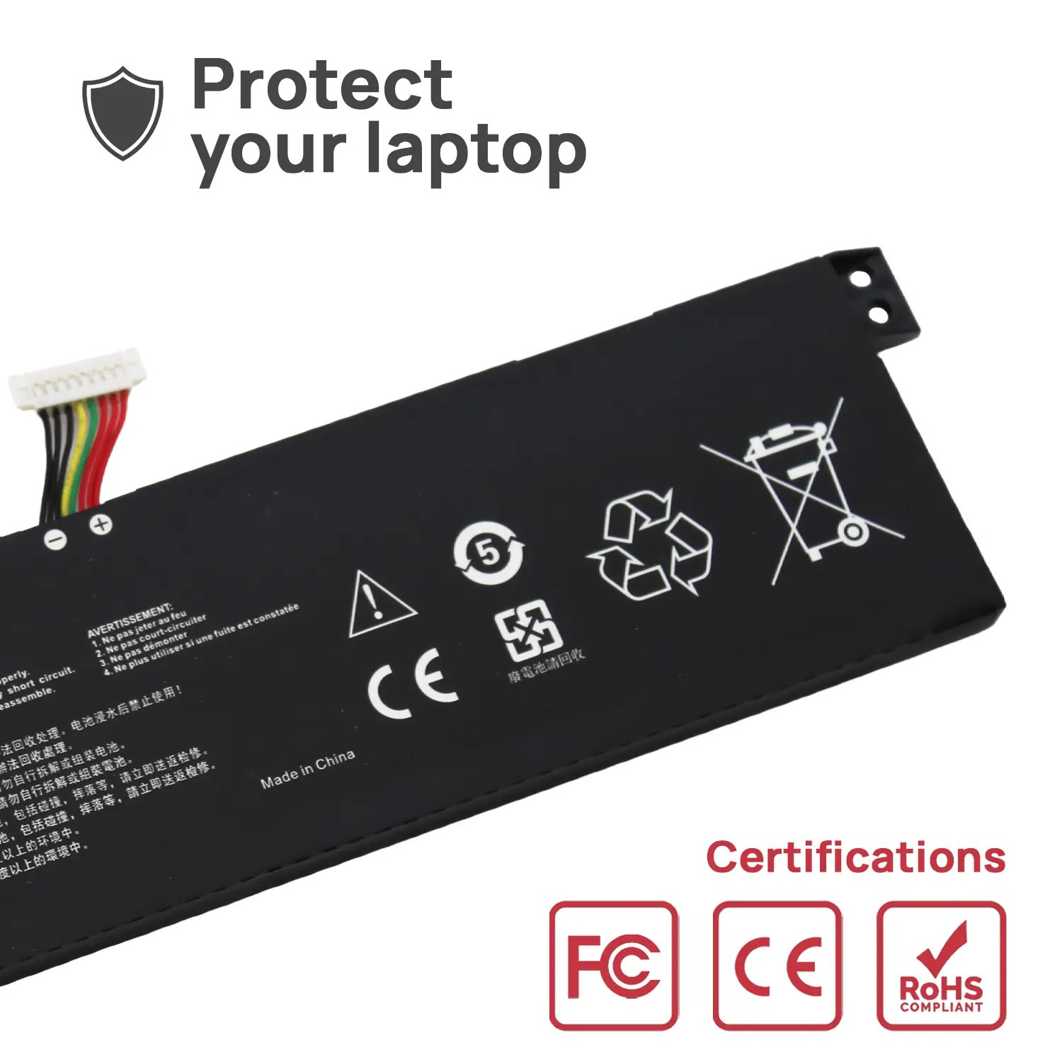 Bateria para Portátil ASUS VivoBook E402, X402, F402, L402 e R417 | C21N1618 7,6 V 4100 mAh 31 Wh - Image 5