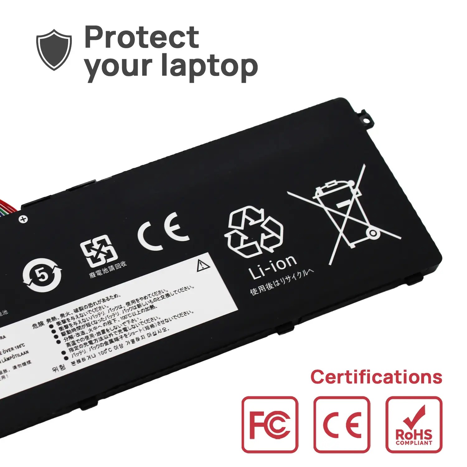 Bateria para Portátil Lenovo IdeaPad Pro 5 14AHP9, 16AHP9 e 16IMH9 | L23M4PF1 61Wh - Image 5