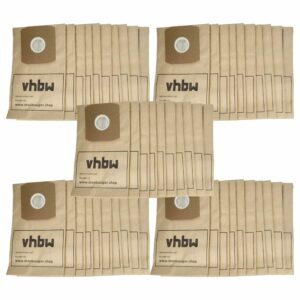 50x Sacos para Aspirador vhbw em Papel para Daewoo SB200, SB80, SB70 e Thomas